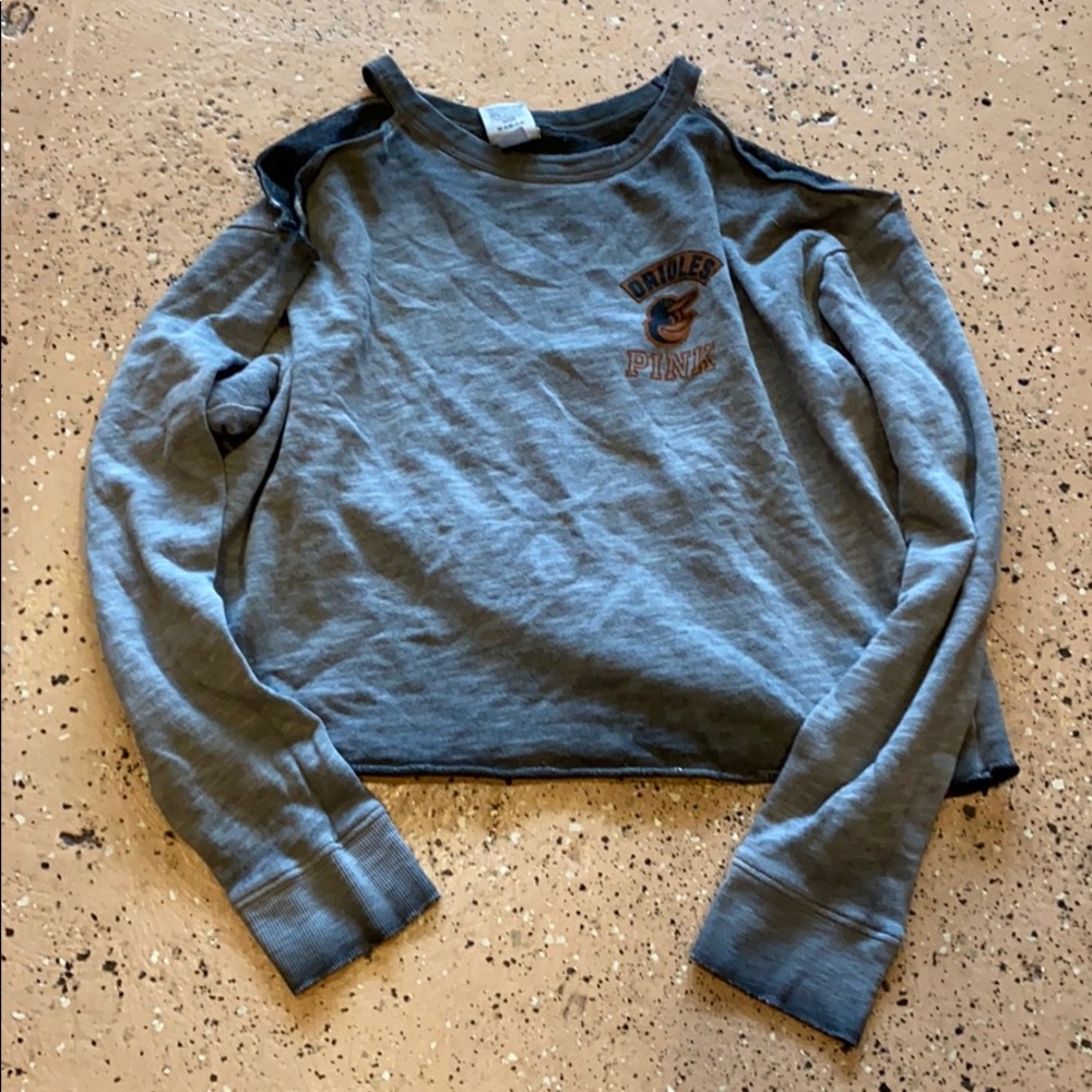 Victoria secret pink orioles long sleeve